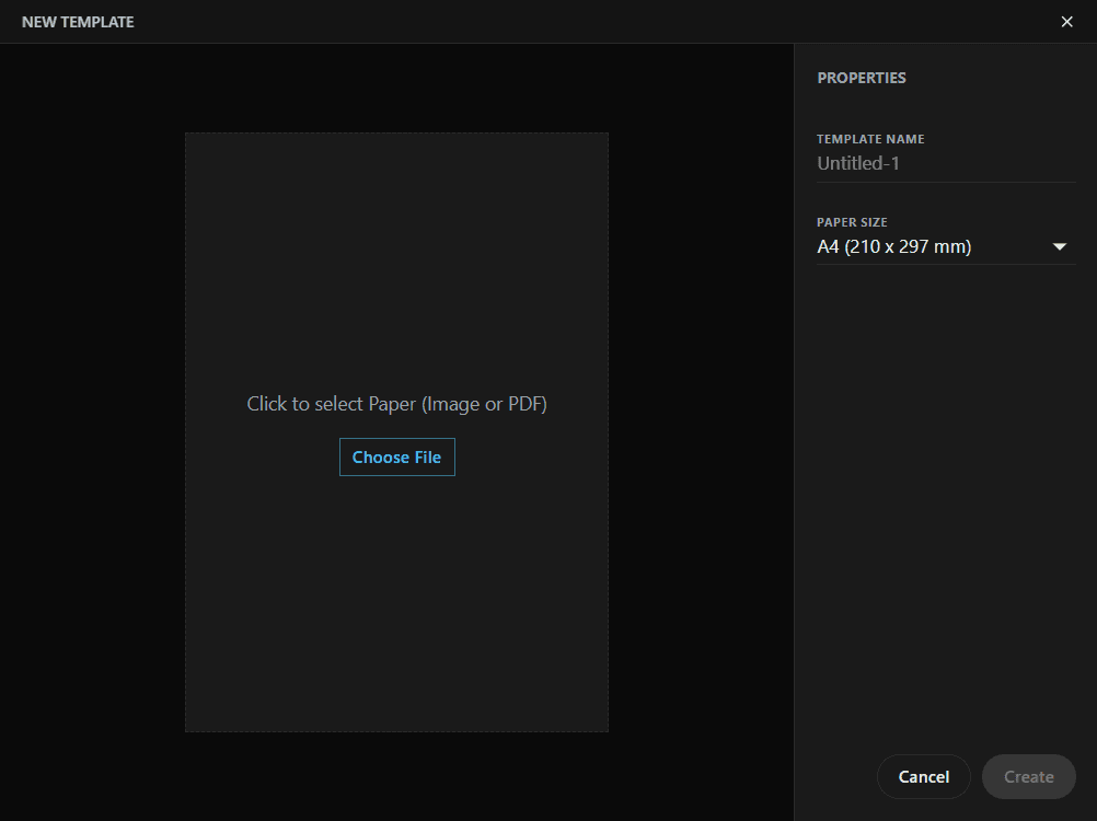 Import your bubble sheet design